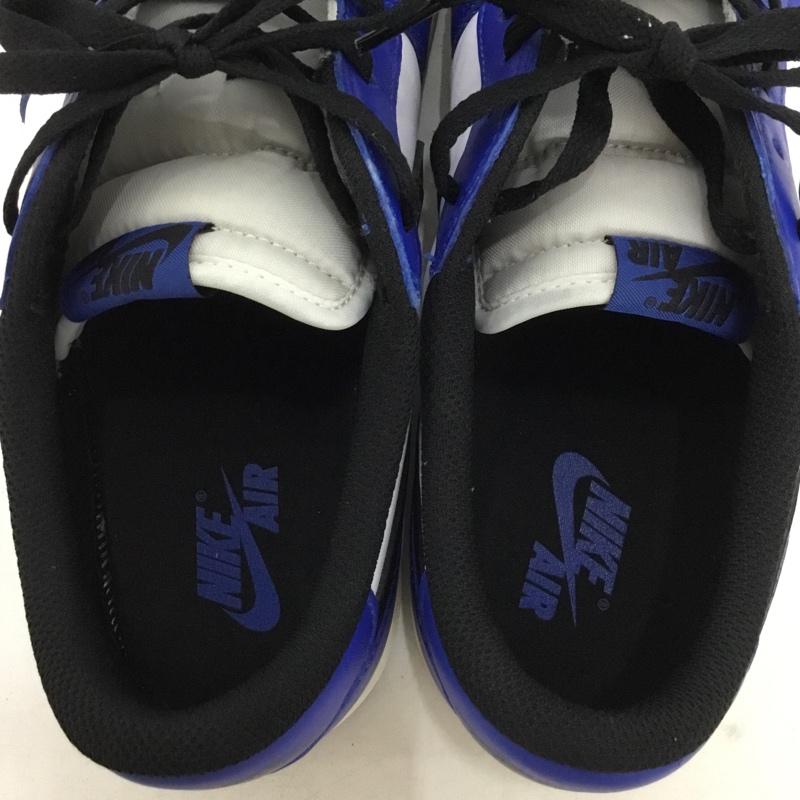 ナイキ NIKE スニーカー スニーカー CZ0790-140 AIR JORDAN 1 RETRO LOW OG 29cm 29.0cm ロゴ、文字 白 / ホワイト / white X 黒 / ブラック / black X 青 / ブルー / blue メンズ USED 古着 中古 10154479