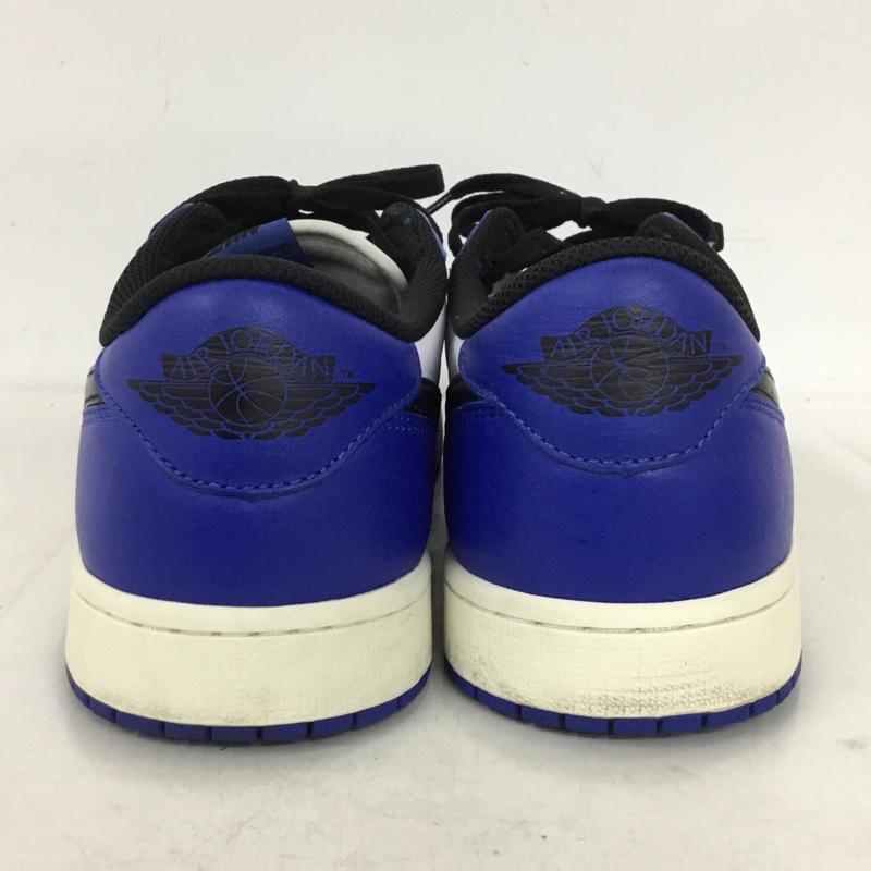 ナイキ NIKE スニーカー スニーカー CZ0790-140 AIR JORDAN 1 RETRO LOW OG 29cm 29.0cm ロゴ、文字 白 / ホワイト / white X 黒 / ブラック / black X 青 / ブルー / blue メンズ USED 古着 中古 10154479