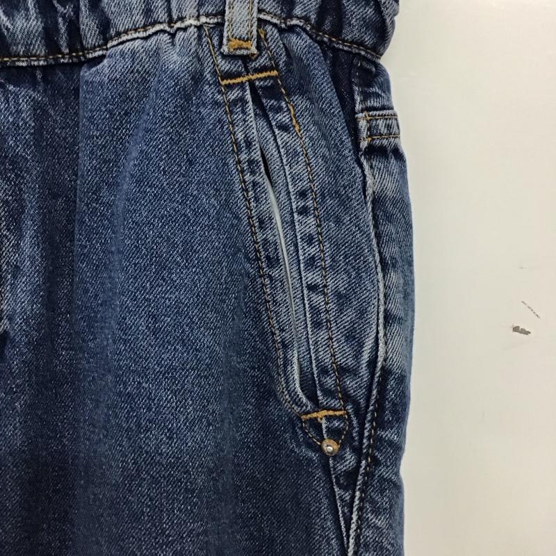 ザラ ZARA パンツ デニム、ジーンズ デニムパンツ ワイドパンツ カジュアルパンツ 36 無地 インディゴ / インディゴ / Indigo レディース USED 古着 中古 10154480