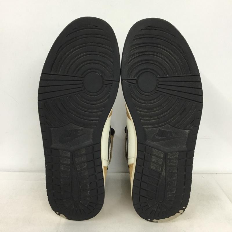 ナイキ NIKE スニーカー スニーカー 555088-700 AIR JORDAN 1 RETRO HIGH OG ROOKIE OF THE YEAR 29cm 29.0cm ロゴ、文字 白 / ホワイト / white X 黒 / ブラック / black X ベージュ / ベージュ / beige メンズ USED 古着 中古 10154486
