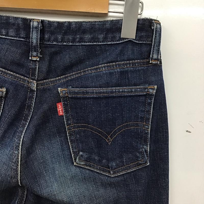 リーバイス Levi s パンツ デニム、ジーンズ デニムパンツ スリムパンツ カジュアルパンツ ストレッチパンツ 29インチ 無地 インディゴ / インディゴ / Indigo レディース USED 古着 中古 10154489