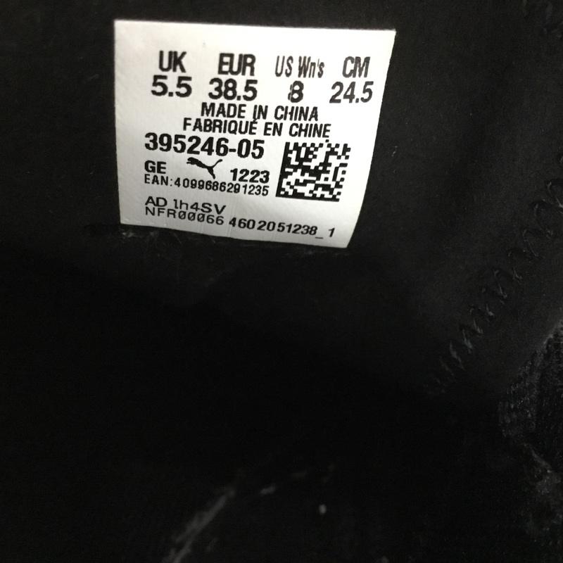 プーマ PUMA スニーカー スニーカー 395246-05 CA. FLYZ WNS 24.5cm 24.5cm ワンポイント 黒 / ブラック / black レディース USED 古着 中古 10154490
