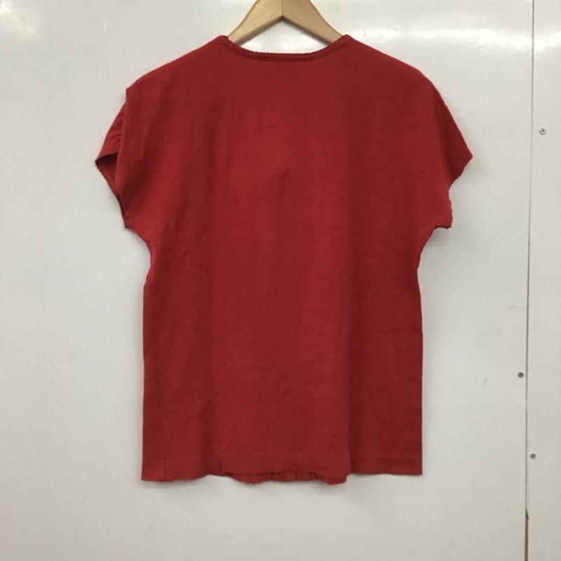 インゲボルグ INGEBORG カットソー 半袖 半袖カットソー 無地Tシャツ クルーネックカットソー 無地 赤 / レッド / red レディース USED 古着 中古 10154491