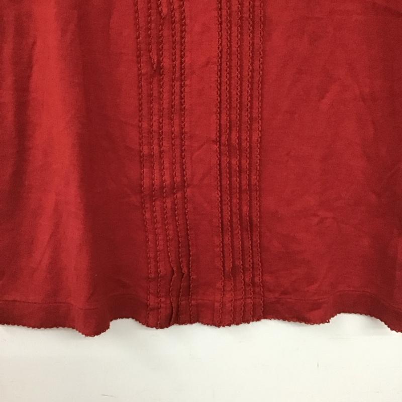 インゲボルグ INGEBORG カットソー 半袖 半袖カットソー 無地Tシャツ クルーネックカットソー 無地 赤 / レッド / red レディース USED 古着 中古 10154491