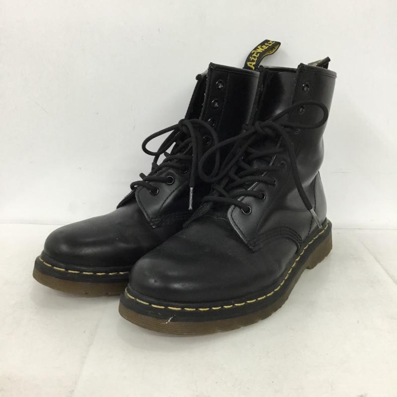 ドクターマーチン Dr.Martens ブーツ ショートブーツ 8ホール UK7 レースアップ US：8 無地 黒 / ブラック / black メンズ USED 古着 中古 10154493