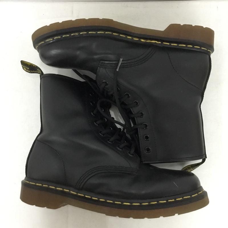 ドクターマーチン Dr.Martens ブーツ ショートブーツ 8ホール UK7 レースアップ US：8 無地 黒 / ブラック / black メンズ USED 古着 中古 10154493