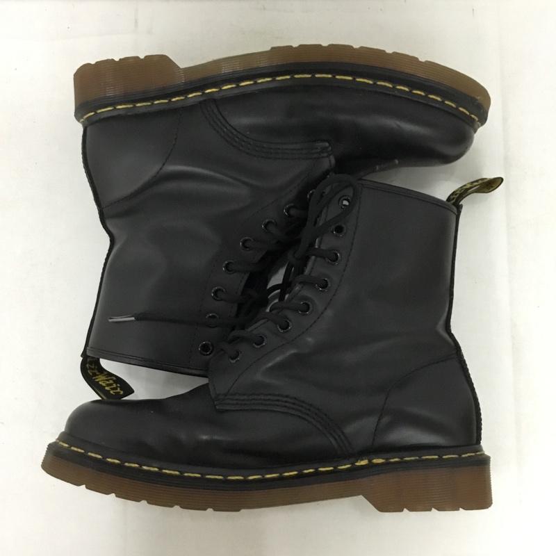ドクターマーチン Dr.Martens ブーツ ショートブーツ 8ホール UK7 レースアップ US：8 無地 黒 / ブラック / black メンズ USED 古着 中古 10154493
