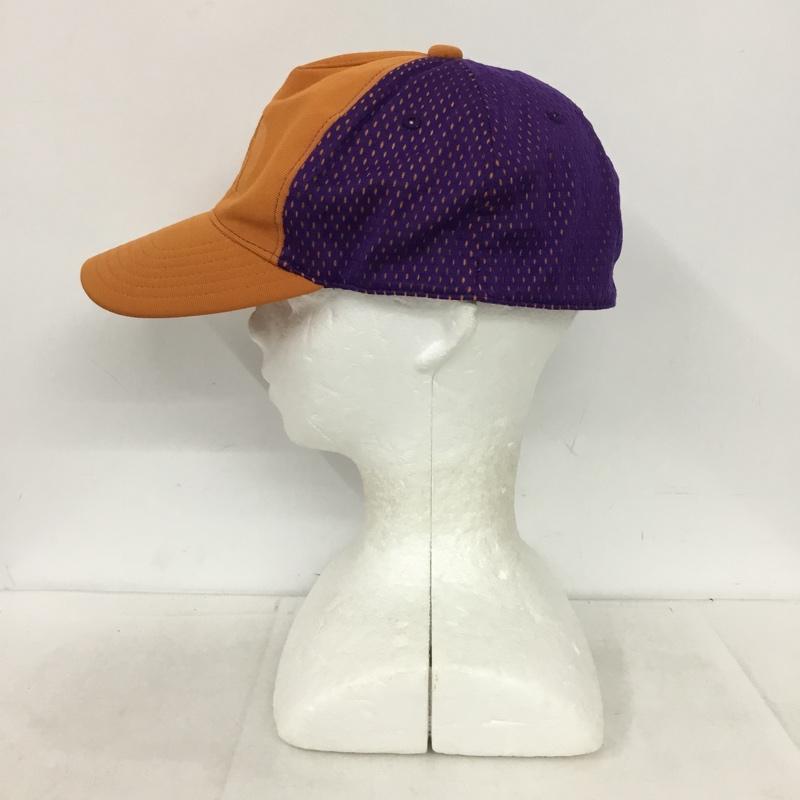 ザノースフェイス THE NORTH FACE 帽子 キャップ NN80512 メッシュキャップ ロゴ、文字 橙 / オレンジ / orange X 紫 / パープル / purple メンズ USED 古着 中古 10154494