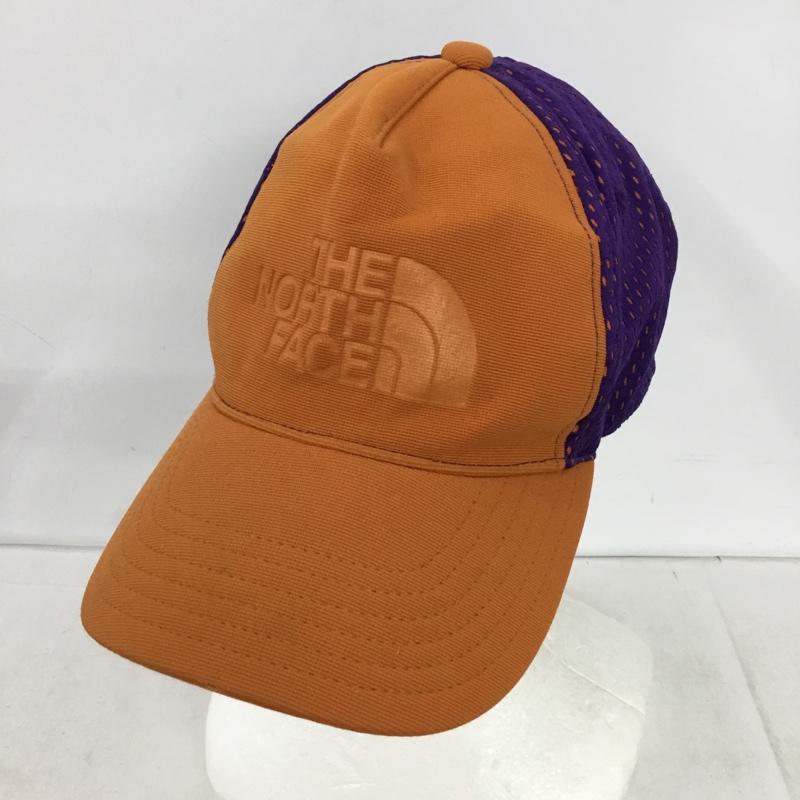 ザノースフェイス THE NORTH FACE 帽子 キャップ NN80512 メッシュキャップ ロゴ、文字 橙 / オレンジ / orange X 紫 / パープル / purple メンズ USED 古着 中古 10154494