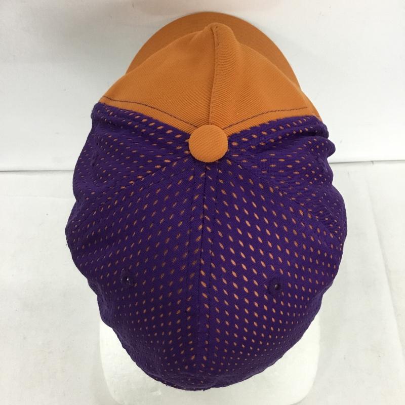 ザノースフェイス THE NORTH FACE 帽子 キャップ NN80512 メッシュキャップ ロゴ、文字 橙 / オレンジ / orange X 紫 / パープル / purple メンズ USED 古着 中古 10154494
