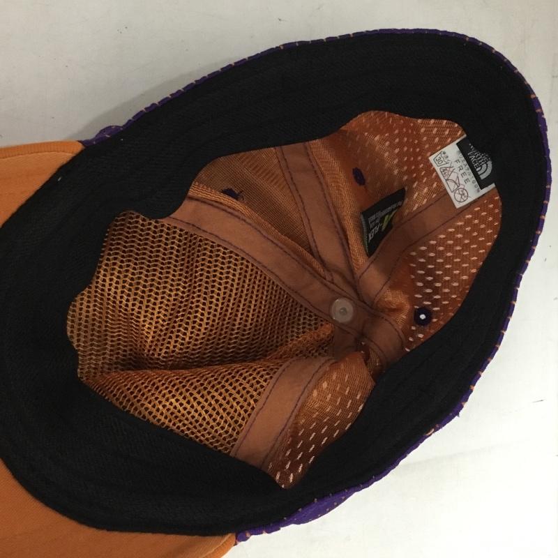 ザノースフェイス THE NORTH FACE 帽子 キャップ NN80512 メッシュキャップ ロゴ、文字 橙 / オレンジ / orange X 紫 / パープル / purple メンズ USED 古着 中古 10154494