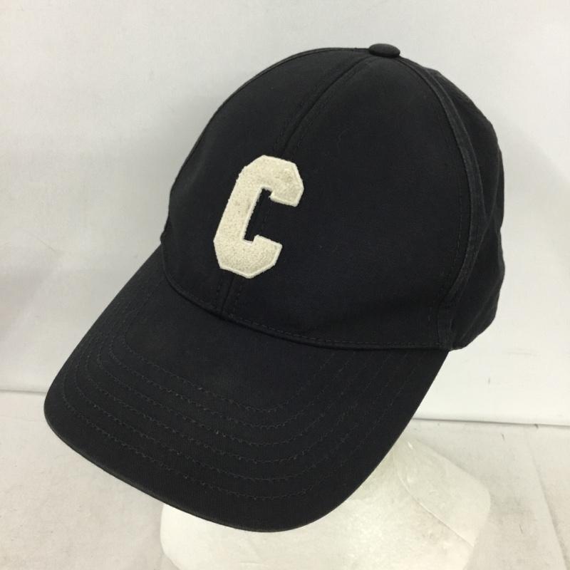 セリーヌ CELINE 帽子 キャップ 2AUY8969P.38NO イニシャル ベースボールキャップ ロゴ、文字 黒 / ブラック / black メンズ USED 古着 中古 10154495