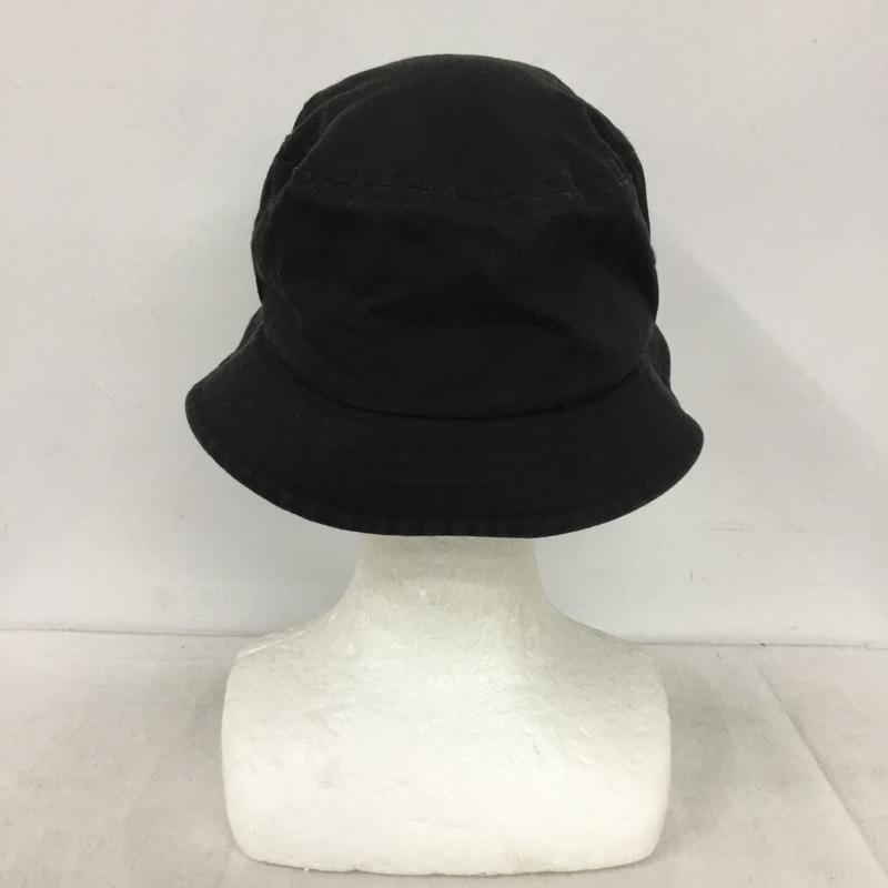 ステューシー STUSSY 帽子 ハット バケットハット バケハ コットン ロゴ、文字 黒 / ブラック / black メンズ USED 古着 中古 10154497