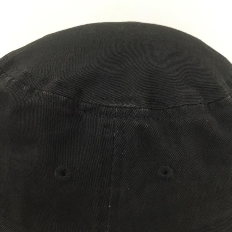 ステューシー STUSSY 帽子 ハット バケットハット バケハ コットン ロゴ、文字 黒 / ブラック / black メンズ USED 古着 中古 10154497