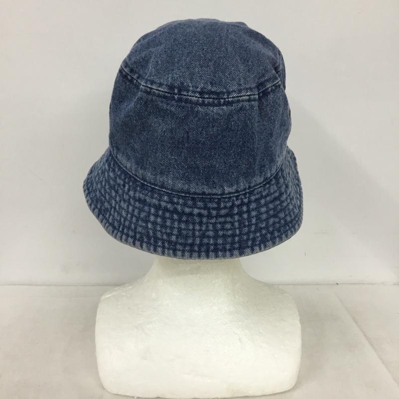 ニューハッタン newhattan 帽子 ハット デニム バケットハット 無地 青 / ブルー / blue メンズ USED 古着 中古 10154498