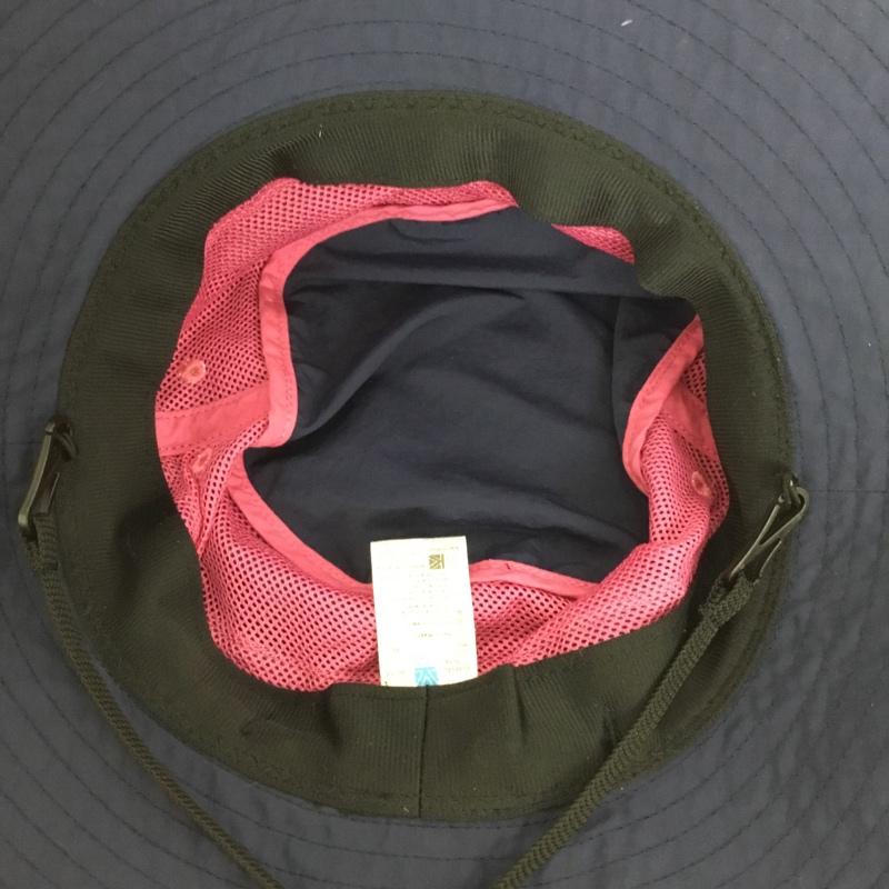 カリマー Karrimor 帽子 ハット 5H02UBJ2 トレッキングハット アウトドアハット ロゴ、文字 紺 / ネイビー / navy メンズ USED 古着 中古 10154500