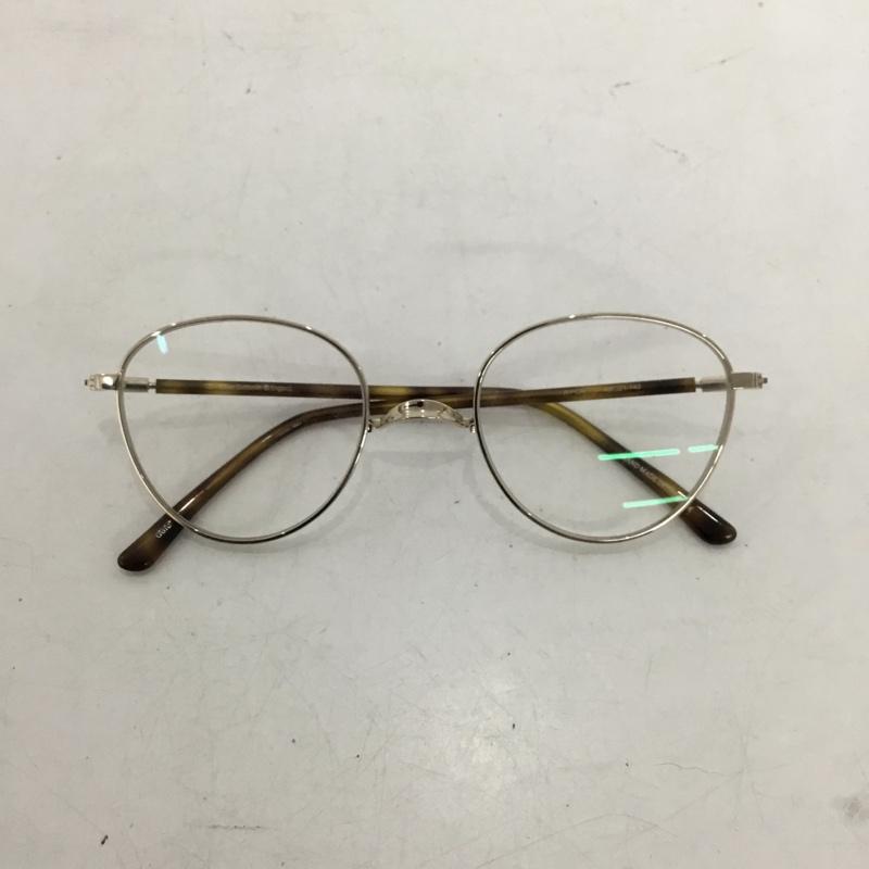 オリバー・ゴールドスミス Oliver Goldsmith めがね・サングラス めがね RIPON メタルフレーム 伊達メガネ 無地 金 / ゴールド / gold color メンズ USED 古着 中古 10154501