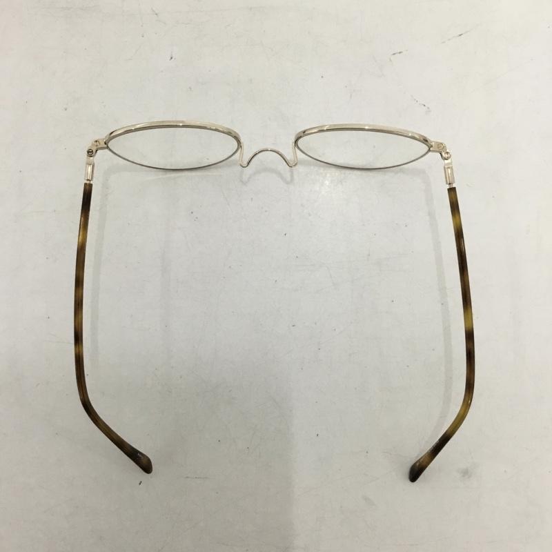 オリバー・ゴールドスミス Oliver Goldsmith めがね・サングラス めがね RIPON メタルフレーム 伊達メガネ 無地 金 / ゴールド / gold color メンズ USED 古着 中古 10154501