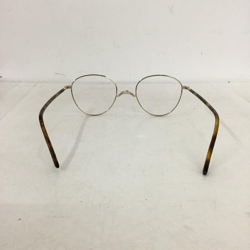 オリバー・ゴールドスミス Oliver Goldsmith めがね・サングラス めがね RIPON メタルフレーム 伊達メガネ 無地 金 / ゴールド / gold color メンズ USED 古着 中古 10154501