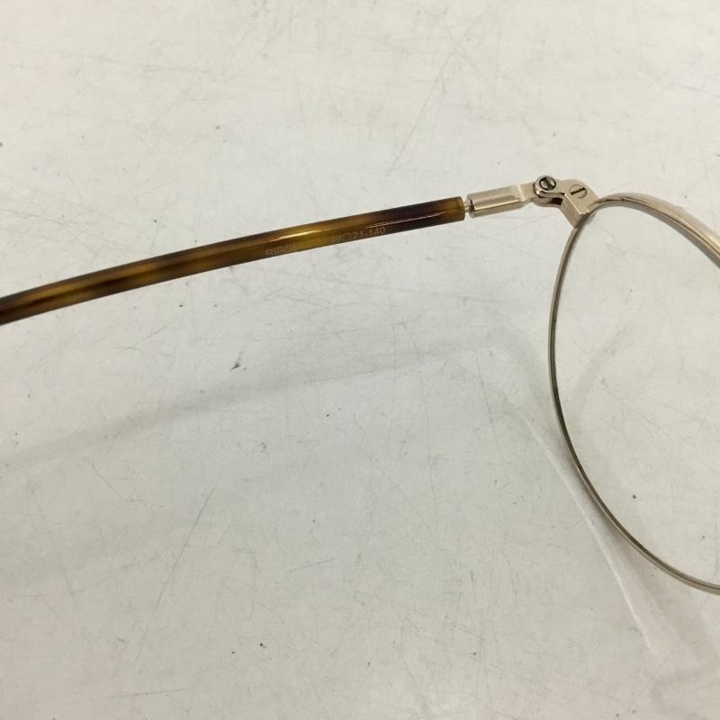 オリバー・ゴールドスミス Oliver Goldsmith めがね・サングラス めがね RIPON メタルフレーム 伊達メガネ 無地 金 / ゴールド / gold color メンズ USED 古着 中古 10154501