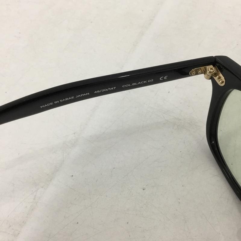 古着 USED めがね・サングラス めがね NOCHINO OPTICAL SANSUI ワンポイント 黒 / ブラック / black メンズ USED 古着 中古 10154503