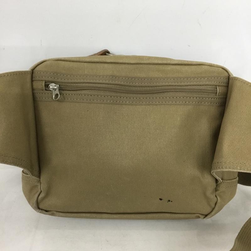 ポーター PORTER ウエストバッグ ウエストバッグ フィールド FIELD キャンバス ロゴ、文字 ベージュ / ベージュ / beige X 茶 / ブラウン / brown メンズ USED 古着 中古 10154507