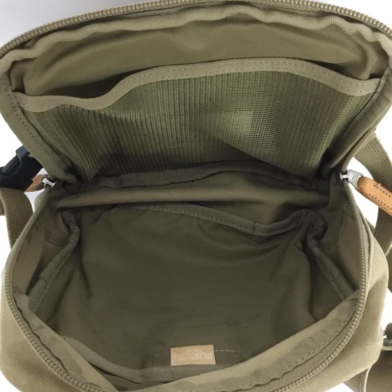 ポーター PORTER ウエストバッグ ウエストバッグ フィールド FIELD キャンバス ロゴ、文字 ベージュ / ベージュ / beige X 茶 / ブラウン / brown メンズ USED 古着 中古 10154507