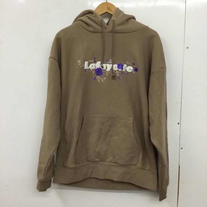 ラファイエット Lafayette パーカー 長袖 LE210501 ROSE LOGO US COTTON HOODED SWEATSHIRT 裏起毛 L ロゴ、文字 茶 / ブラウン / brown メンズ USED 古着 中古 10154509
