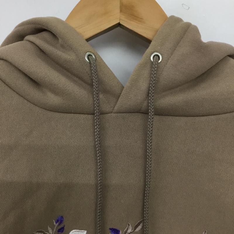 ラファイエット Lafayette パーカー 長袖 LE210501 ROSE LOGO US COTTON HOODED SWEATSHIRT 裏起毛 L ロゴ、文字 茶 / ブラウン / brown メンズ USED 古着 中古 10154509