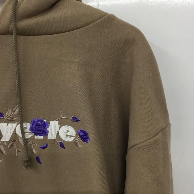 ラファイエット Lafayette パーカー 長袖 LE210501 ROSE LOGO US COTTON HOODED SWEATSHIRT 裏起毛 L ロゴ、文字 茶 / ブラウン / brown メンズ USED 古着 中古 10154509