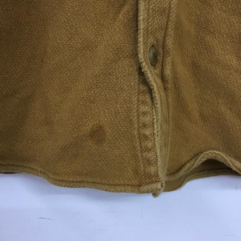 テンダーロイン TENDERLOIN シャツ、ブラウス 長袖 ワークシャツ XS 無地 キャメル / キャメル / メンズ USED 古着 中古 10154511