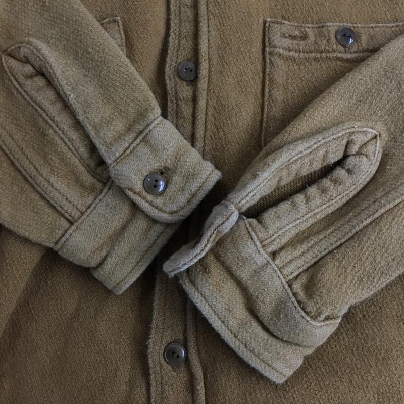 テンダーロイン TENDERLOIN シャツ、ブラウス 長袖 ワークシャツ XS 無地 キャメル / キャメル / メンズ USED 古着 中古 10154511