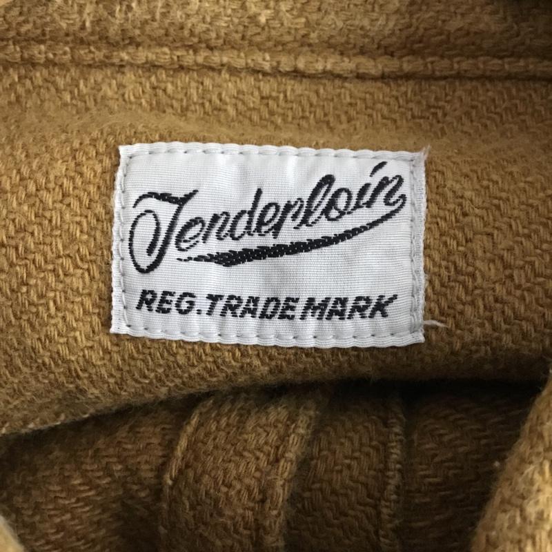 テンダーロイン TENDERLOIN シャツ、ブラウス 長袖 ワークシャツ XS 無地 キャメル / キャメル / メンズ USED 古着 中古 10154511