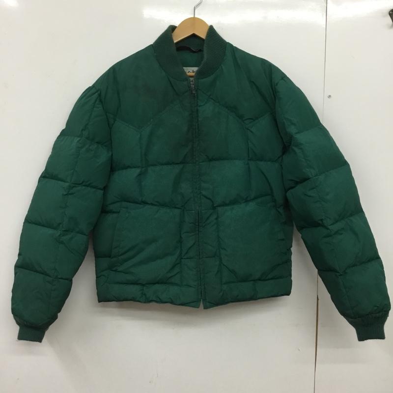 ショット schott ジャケット、上着 ダウンジャケット ダウン フェザー DOWN BY schott L 無地 緑 / グリーン / green メンズ USED 古着 中古 10154517