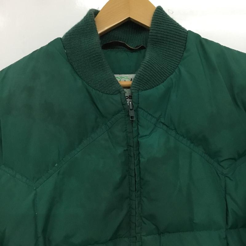 ショット schott ジャケット、上着 ダウンジャケット ダウン フェザー DOWN BY schott L 無地 緑 / グリーン / green メンズ USED 古着 中古 10154517