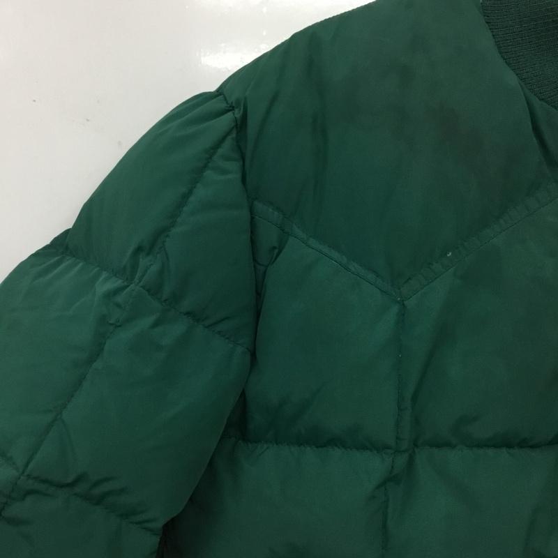 ショット schott ジャケット、上着 ダウンジャケット ダウン フェザー DOWN BY schott L 無地 緑 / グリーン / green メンズ USED 古着 中古 10154517