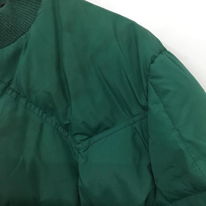 ショット schott ジャケット、上着 ダウンジャケット ダウン フェザー DOWN BY schott L 無地 緑 / グリーン / green メンズ USED 古着 中古 10154517