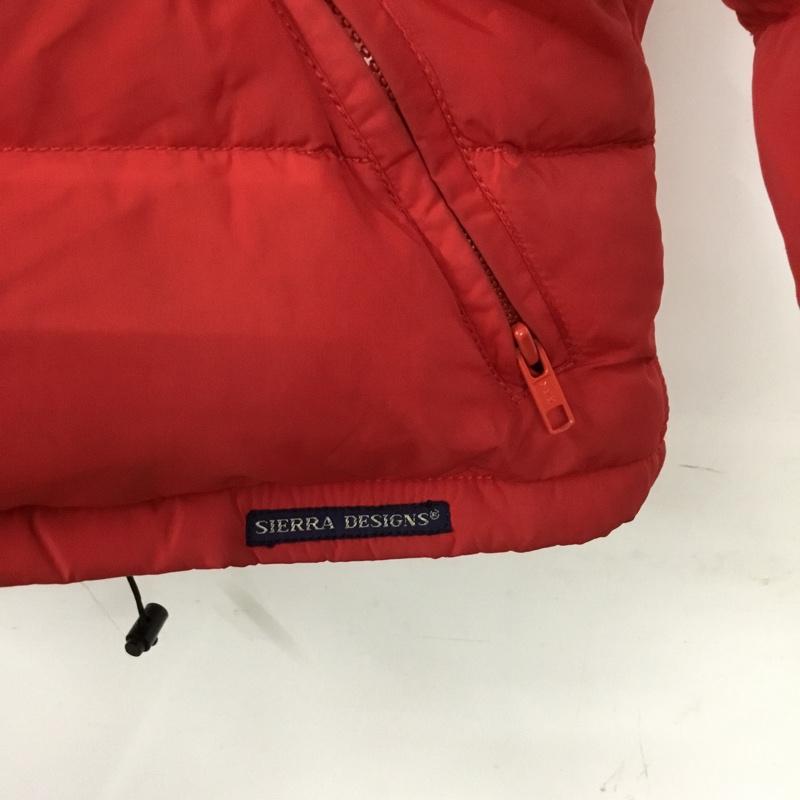 シェラデザイン SIERRA DESIGNS ジャケット、上着 ダウンジャケット M ワンポイント 赤 / レッド / red メンズ USED 古着 中古 10154521