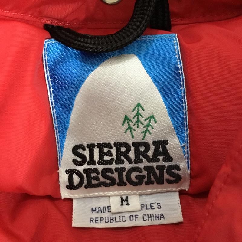 シェラデザイン SIERRA DESIGNS ジャケット、上着 ダウンジャケット M ワンポイント 赤 / レッド / red メンズ USED 古着 中古 10154521