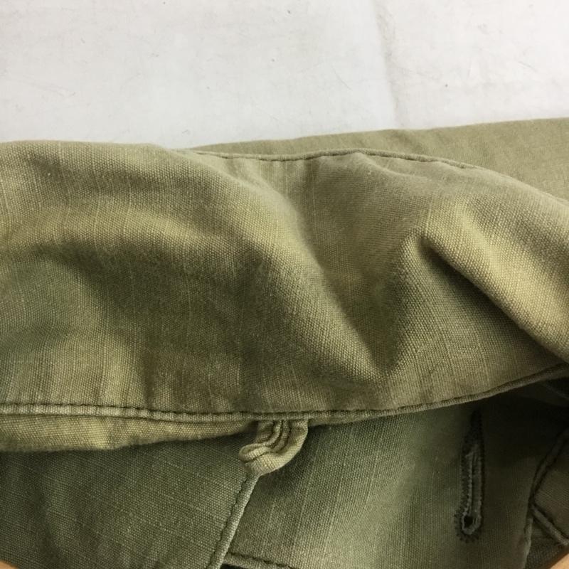 ダブルタップス WTAPS シャツ、ブラウス 長袖 192BRDT-SHM02 ミリタリーシャツ ワークシャツ ロゴ、文字 カーキ / カーキ / khaki メンズ USED 古着 中古 10154522