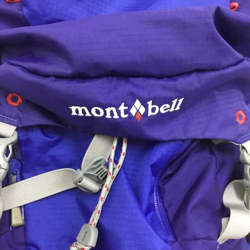モンベル mont-bell リュックサック、デイパック リュックサック、デイバッグ CHA CHA PACK 30 チャチャパック 30 アウトドアリュック 登山リュック ロゴ、文字 青 / ブルー / blue メンズ USED 古着 中古 10154541