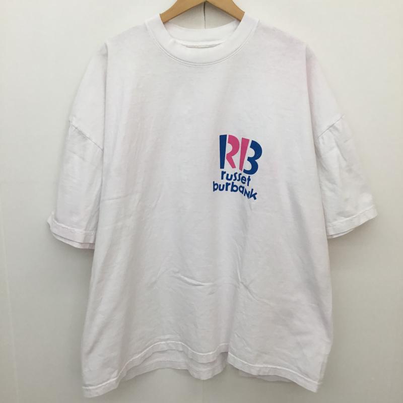 ラシット russet Tシャツ 半袖 Russet Burbank RBG Tee サーティワン パロディ XXL ロゴ、文字 白 / ホワイト / white メンズ USED 古着 中古 10154542