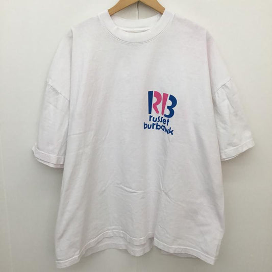ラシット russet Tシャツ 半袖 Russet Burbank RBG Tee サーティワン パロディ XXL ロゴ、文字 白 / ホワイト / white メンズ USED 古着 中古 10154542