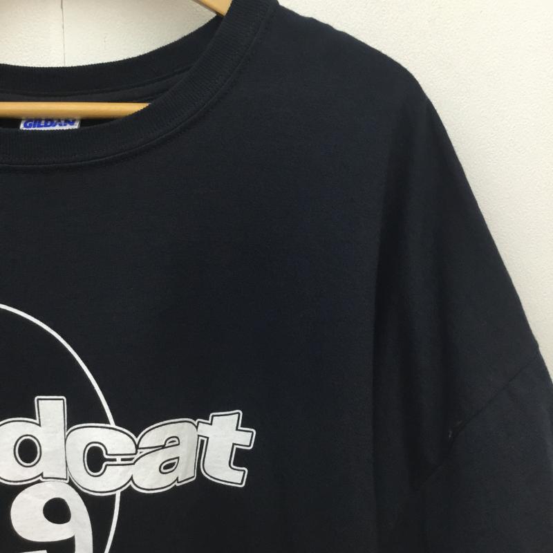 ユーズドクロージング used clothes Tシャツ 半袖 GILDAN wildcat919.com Tシャツ ブラック XXL プリント 黒 / ブラック / black メンズ USED 古着 中古 10154545