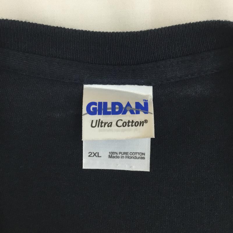 ユーズドクロージング used clothes Tシャツ 半袖 GILDAN wildcat919.com Tシャツ ブラック XXL プリント 黒 / ブラック / black メンズ USED 古着 中古 10154545