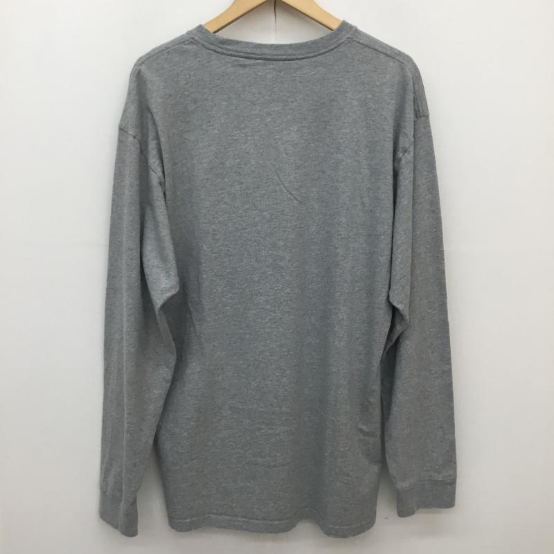 カーハート Carhartt Tシャツ 長袖 carhartt L/S CHASE T-SHIRT Gray / Gold L ワンポイント 灰 / グレー / gray メンズ USED 古着 中古 10154547