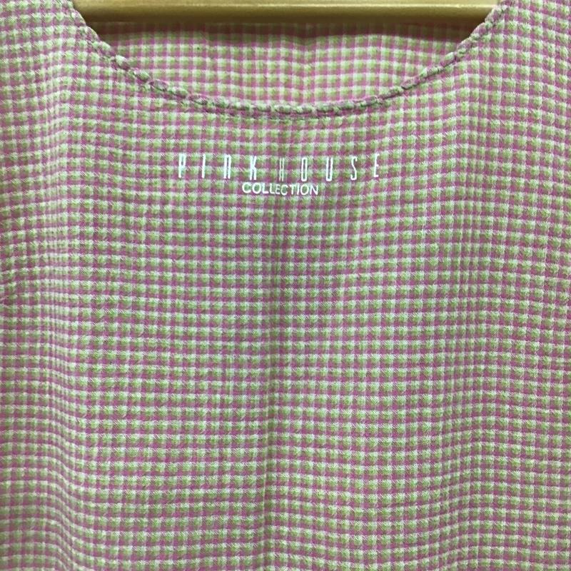 ピンクハウス PINK HOUSE カットソー 半袖 ノースリーブカットソー プルオーバー チェック マルチカラー / マルチカラー / multicolor レディース USED 古着 中古 10154553