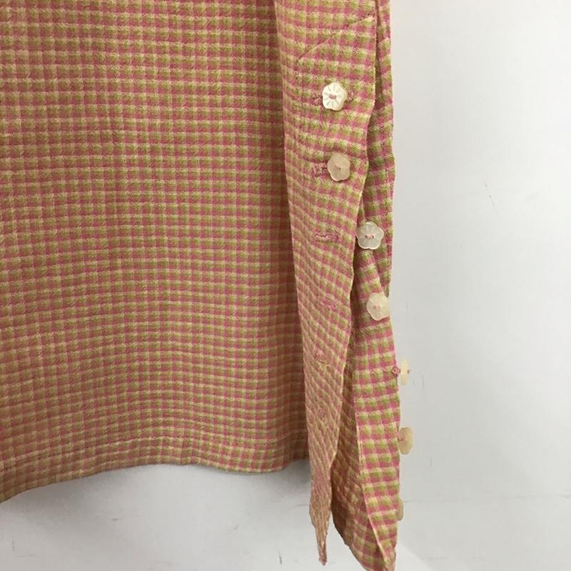 ピンクハウス PINK HOUSE カットソー 半袖 ノースリーブカットソー プルオーバー チェック マルチカラー / マルチカラー / multicolor レディース USED 古着 中古 10154553
