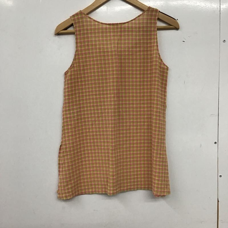 ピンクハウス PINK HOUSE カットソー 半袖 ノースリーブカットソー プルオーバー チェック マルチカラー / マルチカラー / multicolor レディース USED 古着 中古 10154554