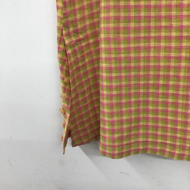 ピンクハウス PINK HOUSE カットソー 半袖 ノースリーブカットソー プルオーバー チェック マルチカラー / マルチカラー / multicolor レディース USED 古着 中古 10154554